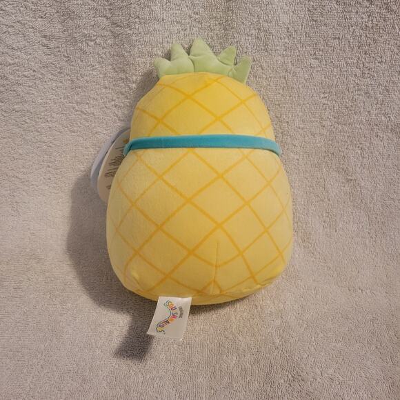 Maui The Pineapple Yellow Snorkel Kellytoy 2023 Stuff Plush Squishmallow 8" NWT - Picture 3 of 6